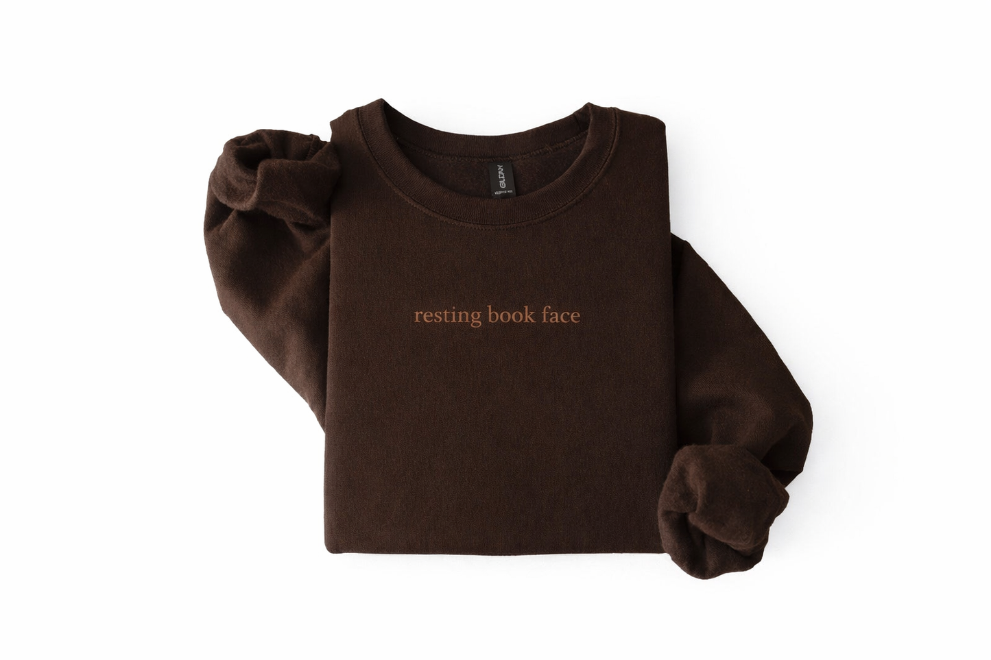 Resting Book Face Sweatshirt