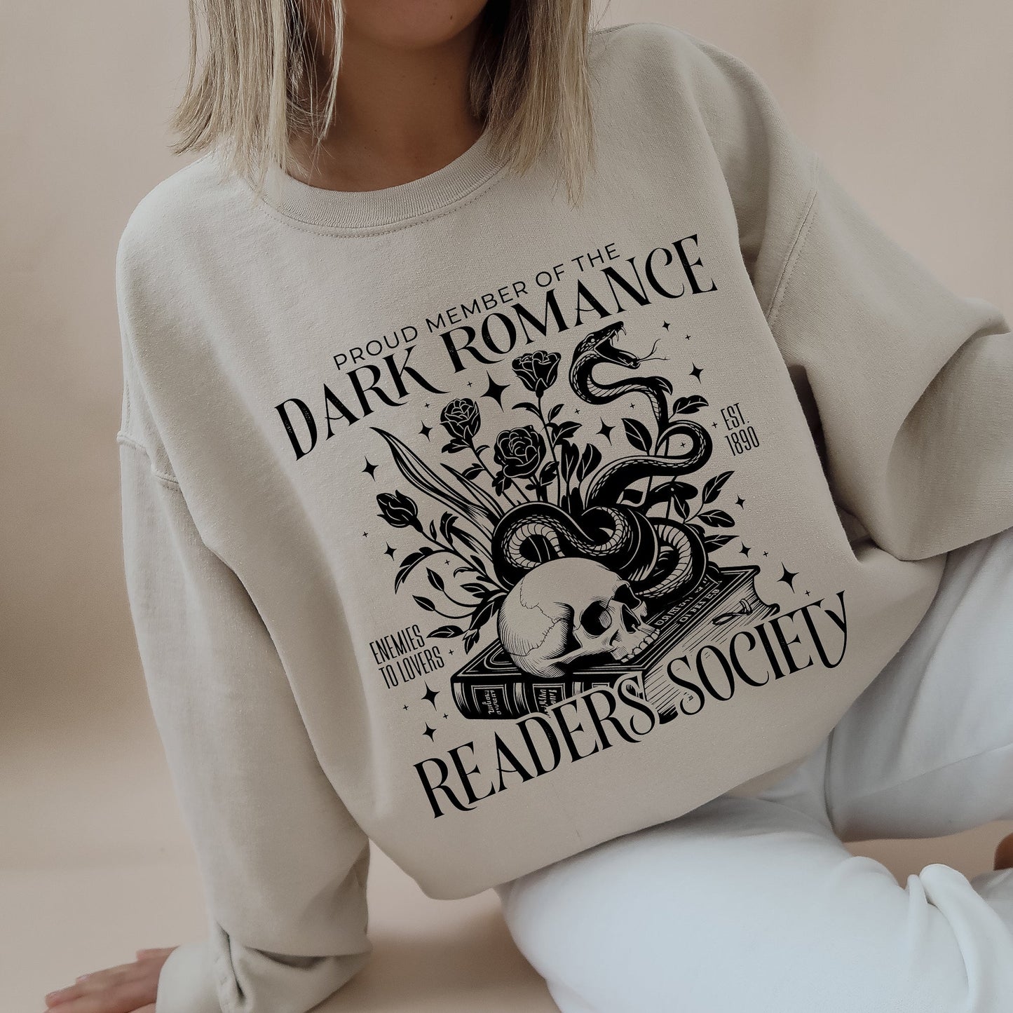 Dark Romance Readers Society, Romantasy, Booktok, Library, Books Sweatshirt