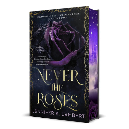Never The Roses (Sprayed Edge) Hardcover
