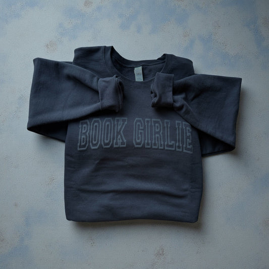 Book Girlie Puff Print Sweatshirt