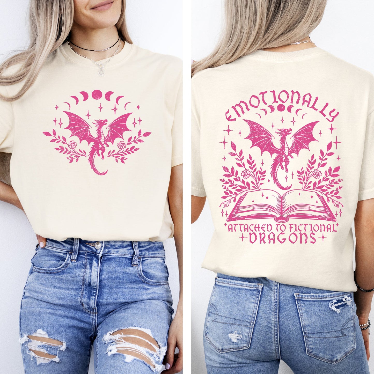 Emotionally Attached To Fictional Dragons T-Shirt